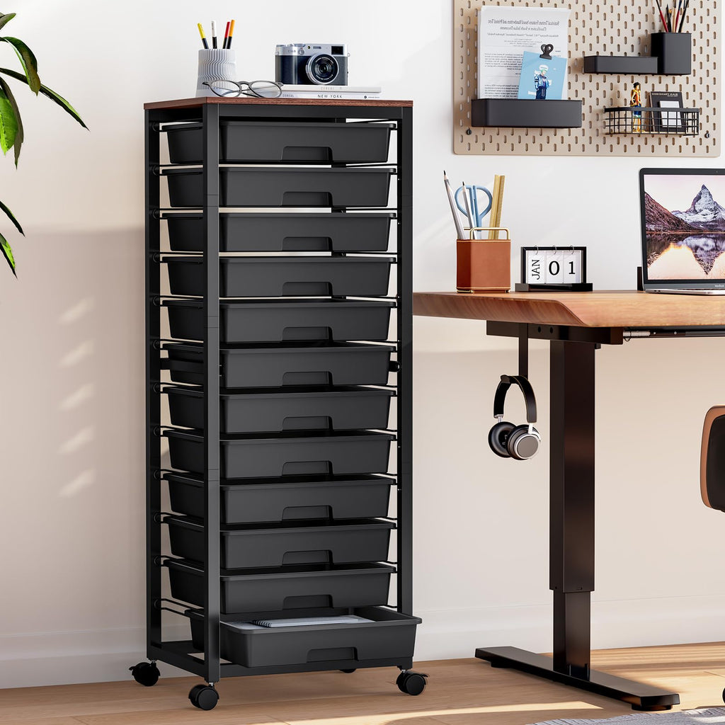 Rolling Cart with 12 Drawers V65856