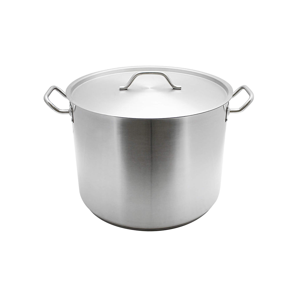 60 quart 18/8 Steel stock pot with lid D963