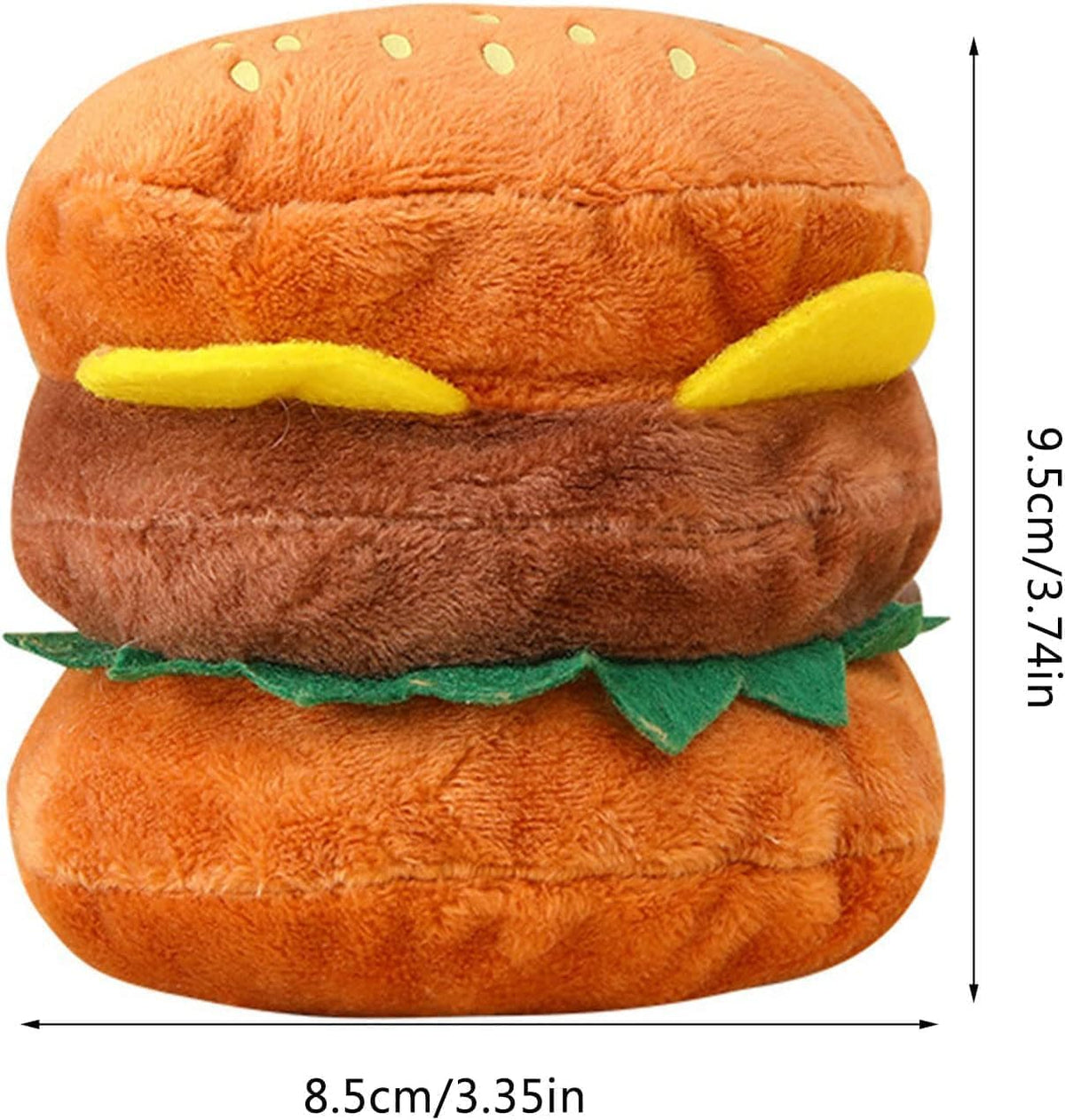 Hamburger Shape Dog Squeaky Toy C649
