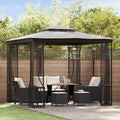 9.8'x9.8' Pop Up Outdoor Gazebo with Mosquito Netting B783