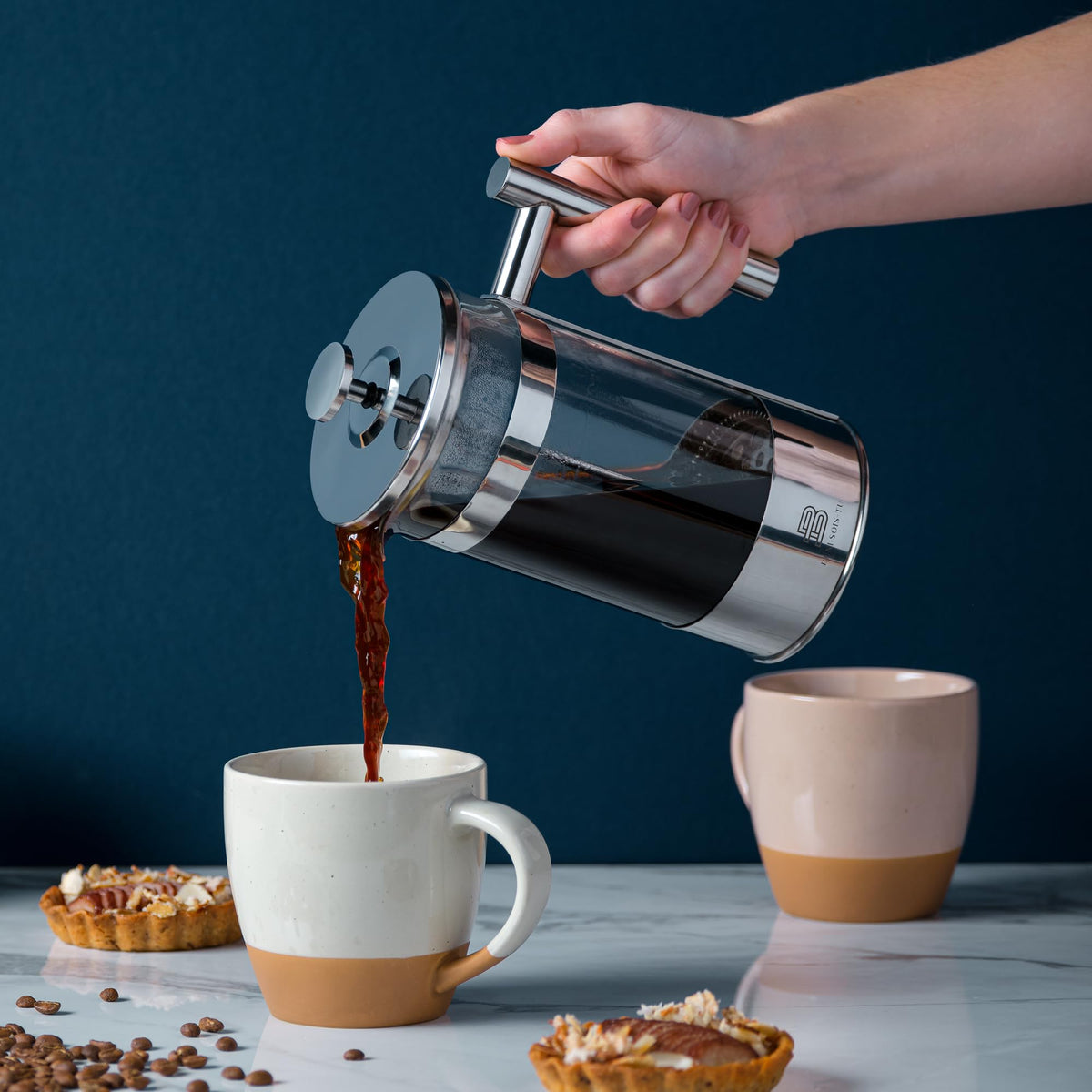 34 oz Borosilicate Glass French Press Coffee Maker C540
