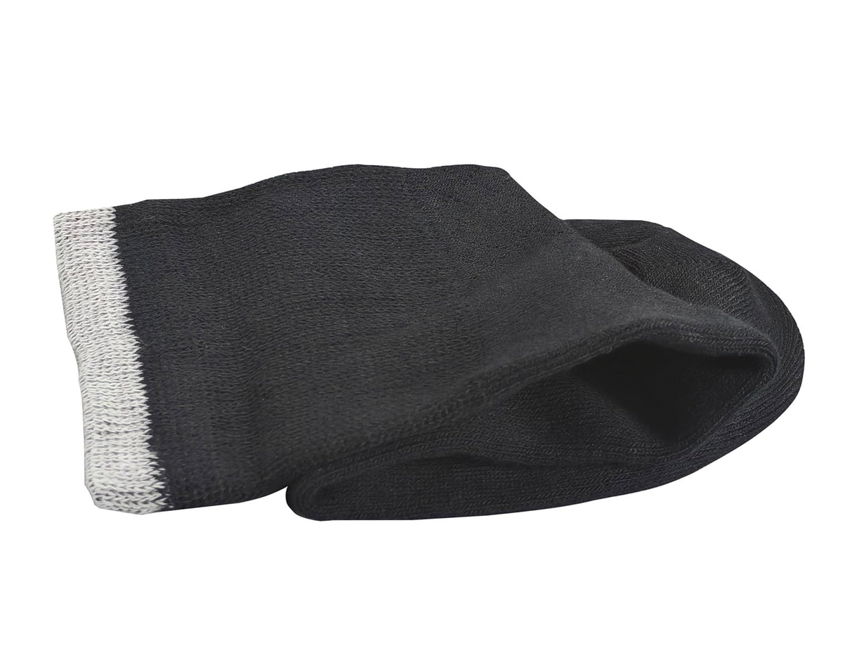 6 Pairs Bamboo Rayon Breathable Quarter Socks with Seamless Toe V408797