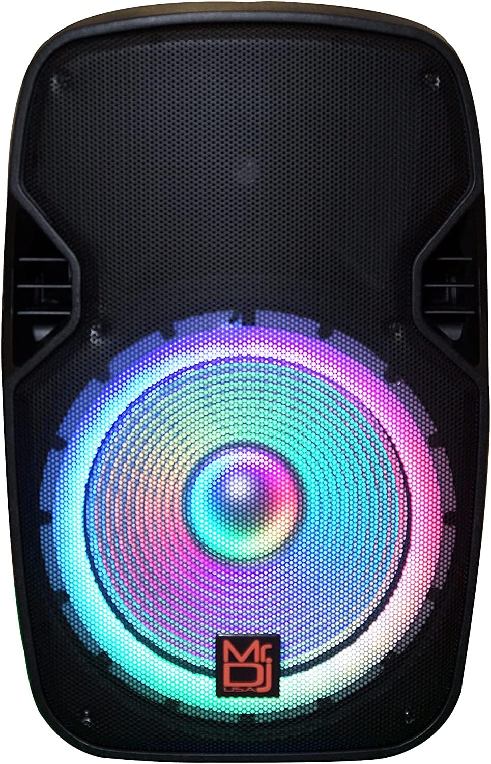 15" 2-Way Powered Bluetooth Karaoke Speaker with Speaker Stand T469