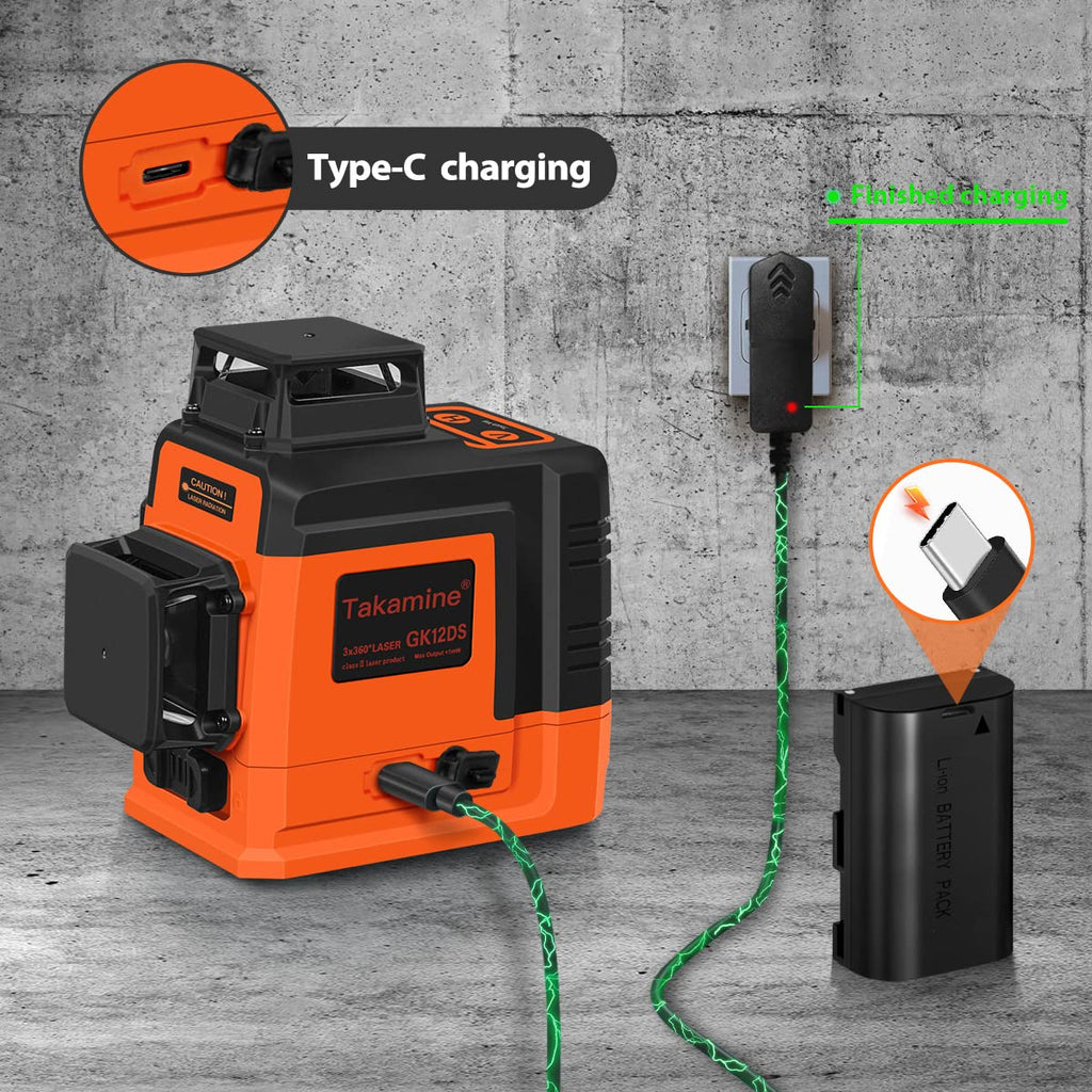Self Leveling 3D Green Laser Level U2952