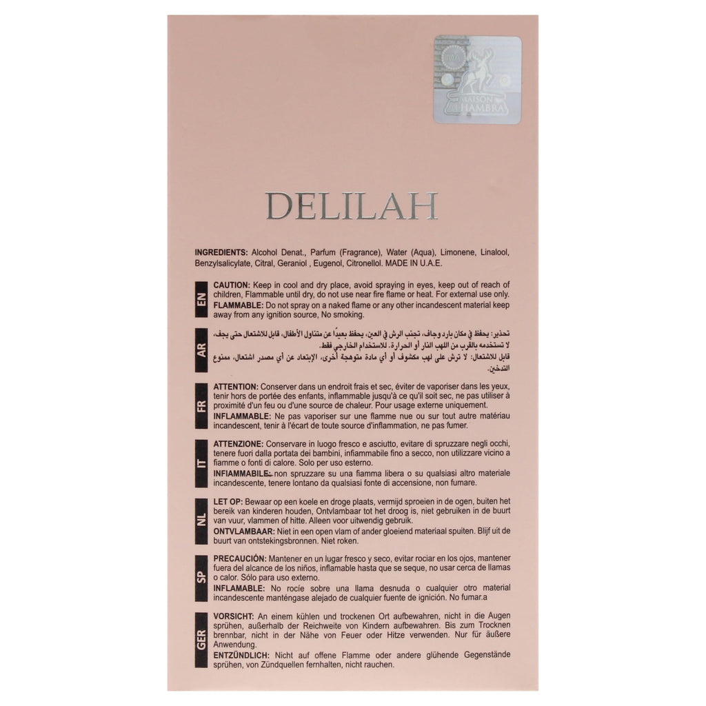 Eau de Parfum Spray for Women 3.4 Ounce / 100 Ml M7908