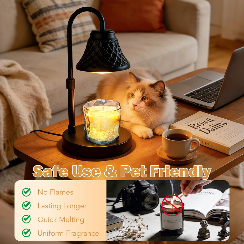 Adjustable Candle Warmer Lamp with Timer S420886