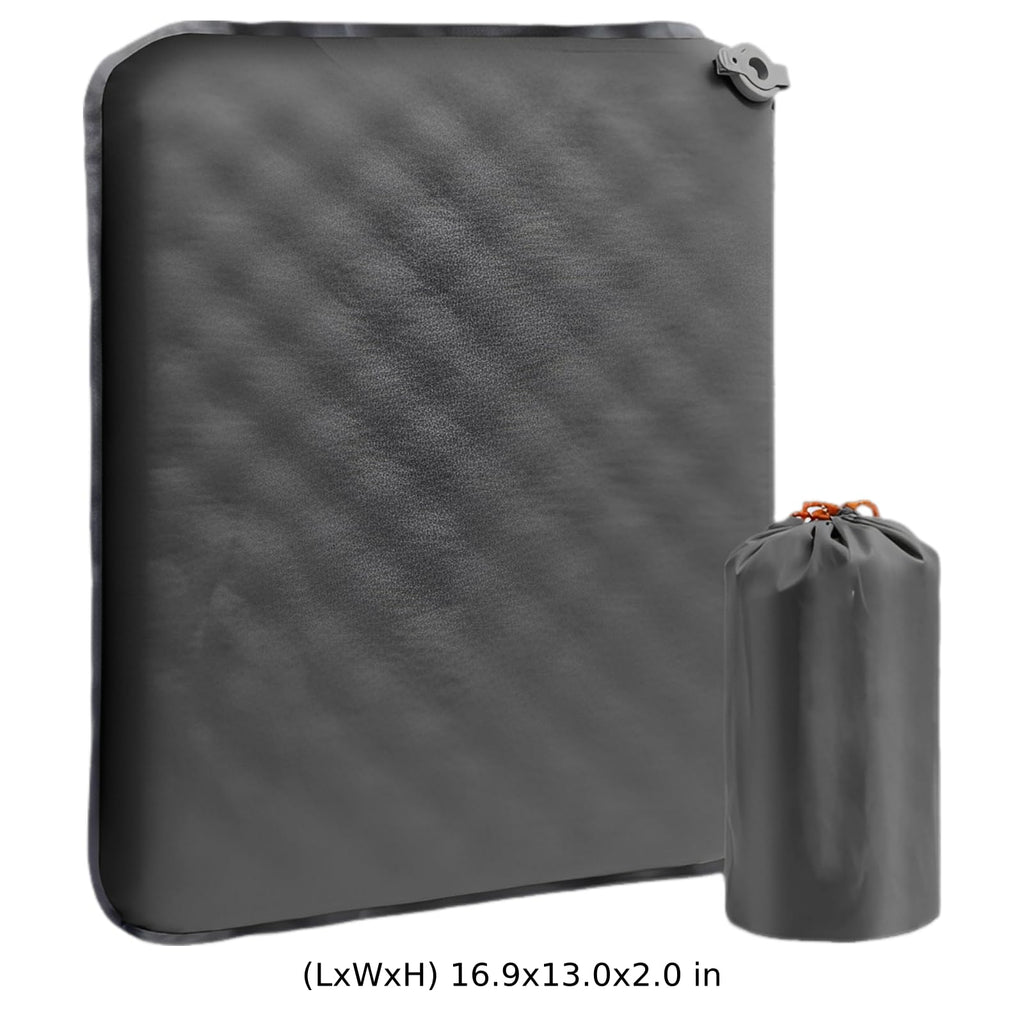 2 Pcs Inflatable Seat Cushion, 16.9 x 13 in Nylon TPU G827383
