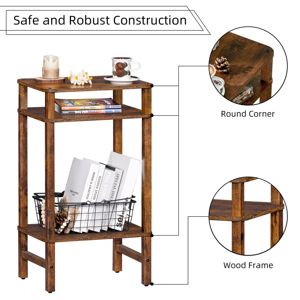Brown Industrial End Tables E41581