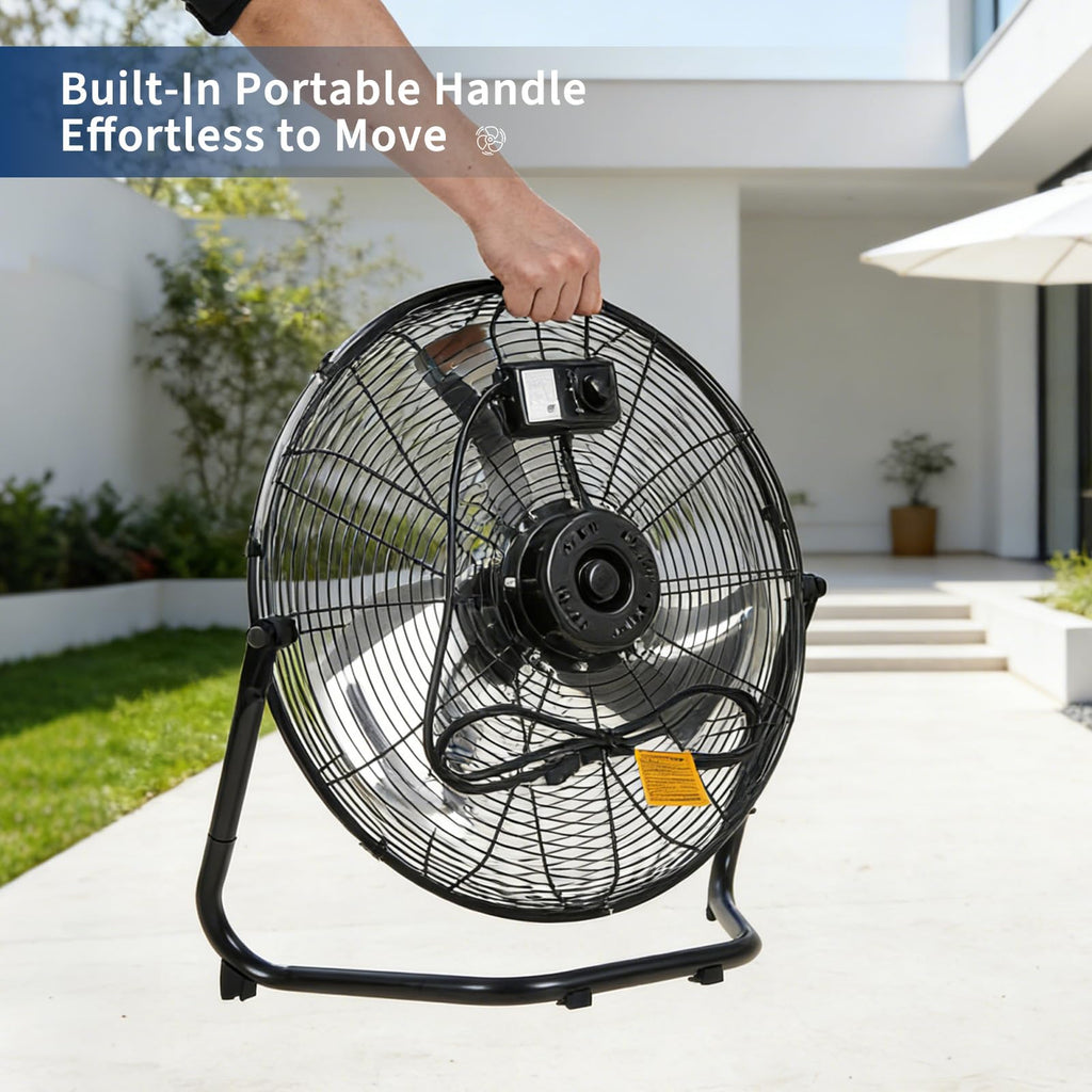 20'' 3000CFM Metal Floor Fan R775653