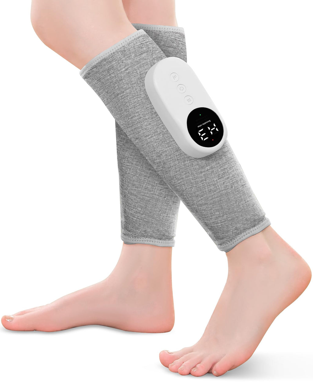 Light Gray Leg Massager with Heat and Compression Z758