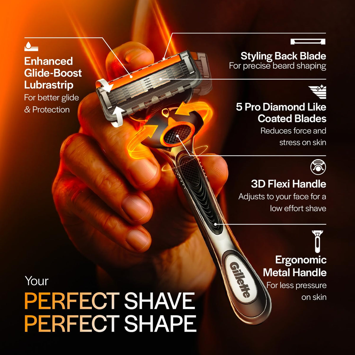 Men's Razor Blades 8 Blade Refills X781285