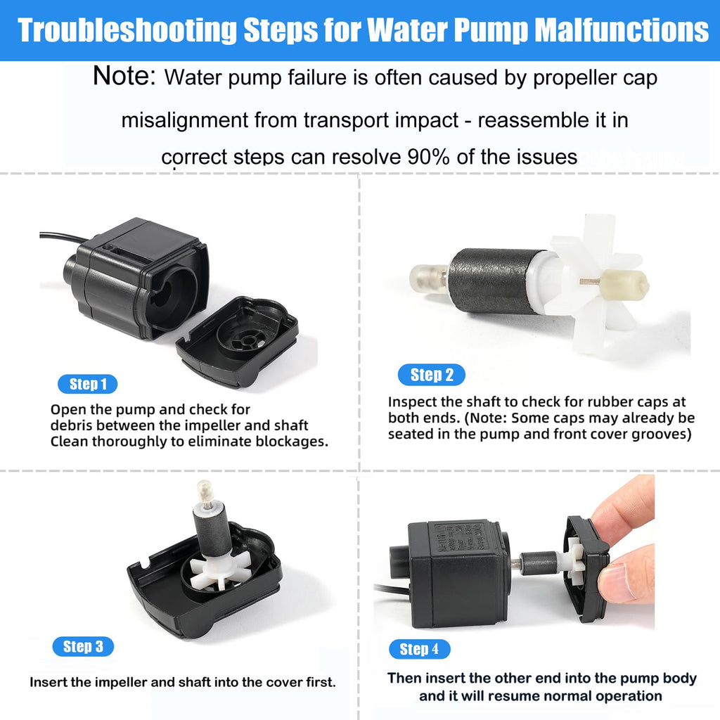 1.2 Gallon Aquarium Starter Kit with LED Light and Water Filter Pump R773
