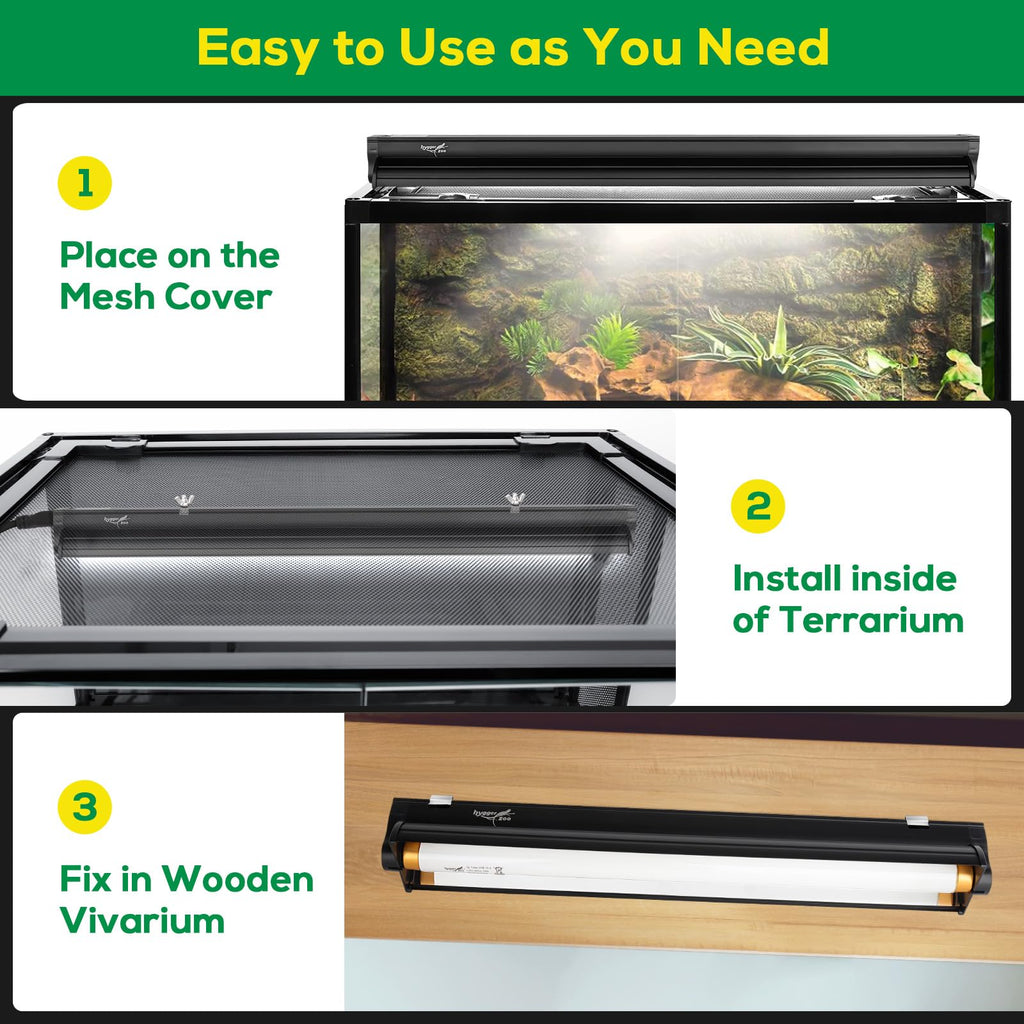 22 Inch 24W UVB Reptile Light Fixture F667196