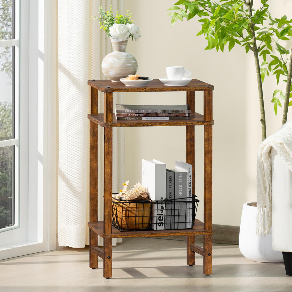 Brown Industrial End Tables E41581