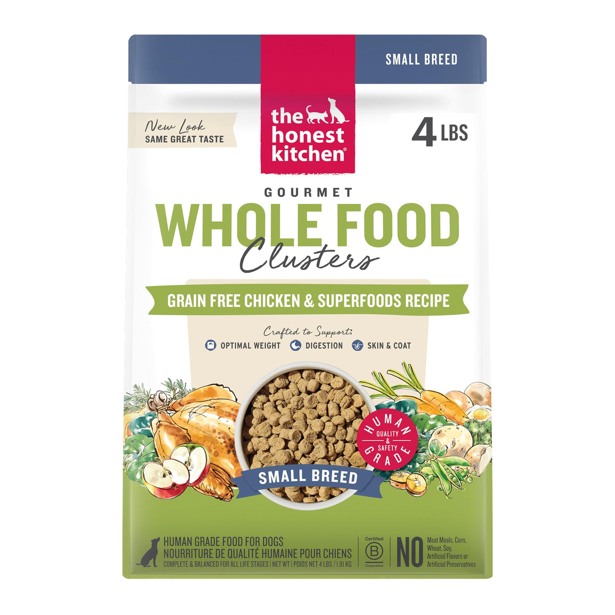 Grain Free Chicken Dry Dog Food, 4 lb Bag L27309