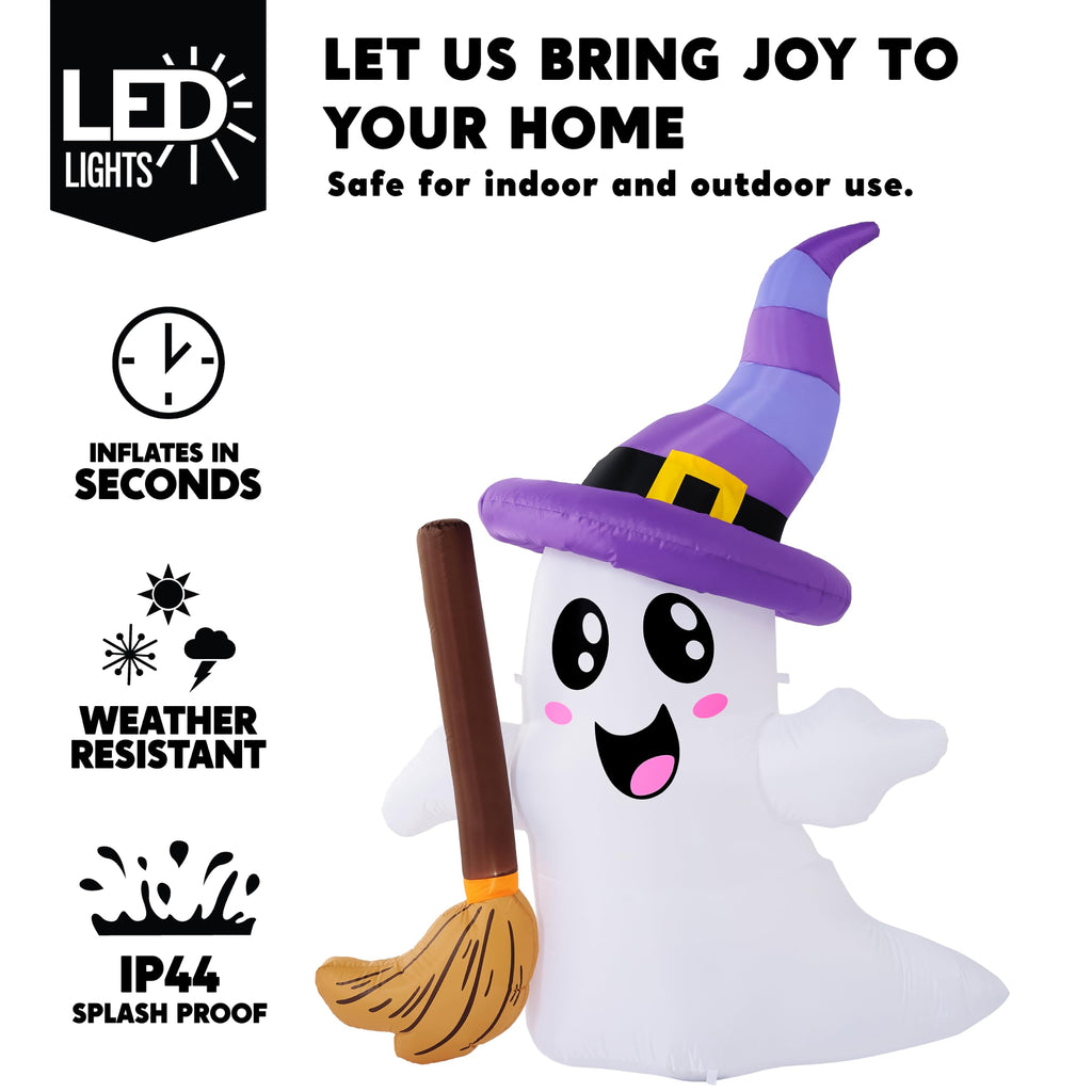 Halloween Inflatables Ghost Outdoor Decorations with LED V5488