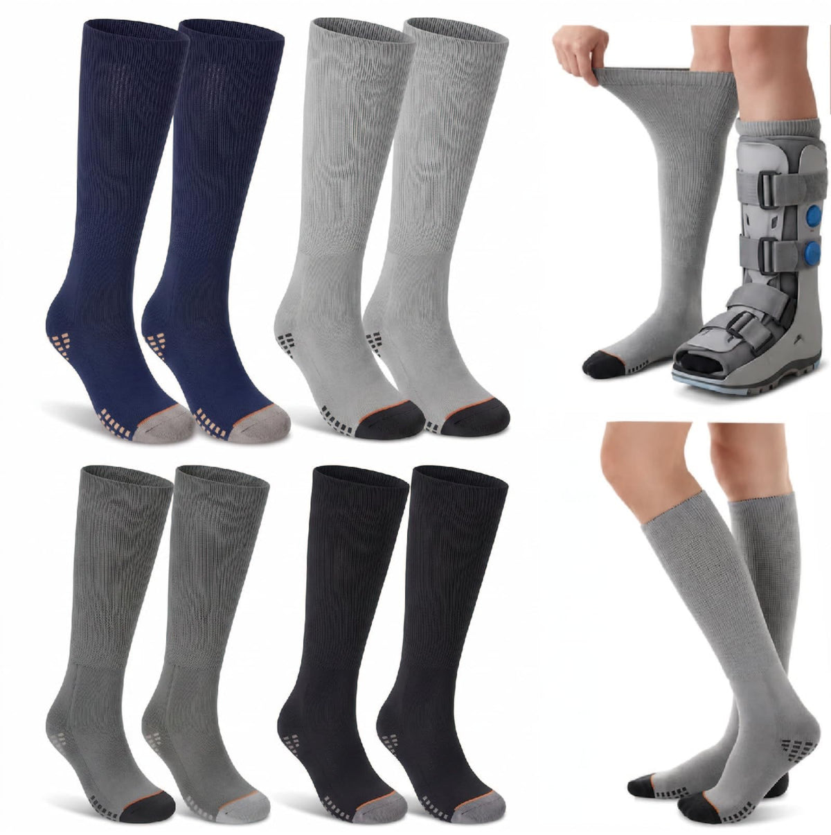 4 Pairs Walking Boot Socks P96895