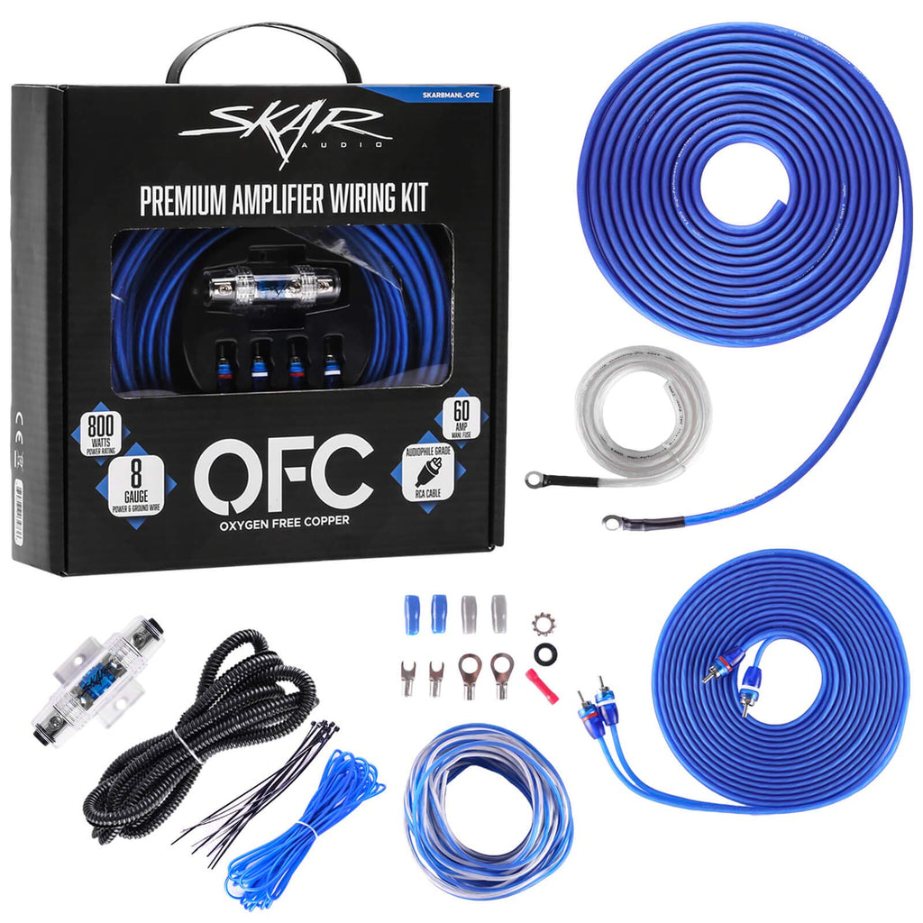 8 Gauge OFC Amplifier Installation Wiring Kit K66382