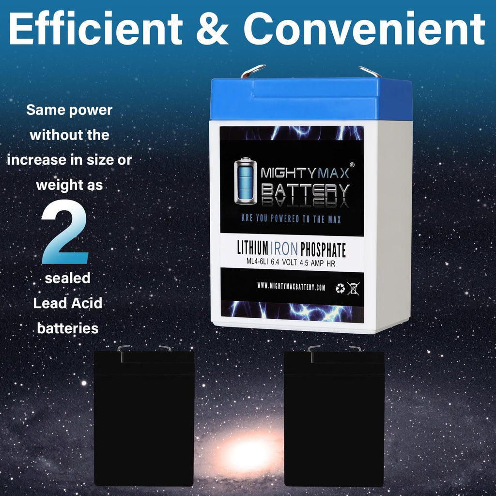 6V 4.5AH Lithium Replacement Battery J5630