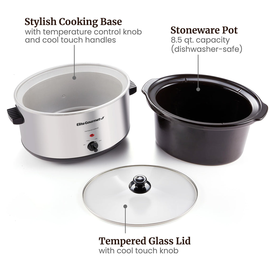 Stainless Steel Slow Cooker 8.5 Quart Q311