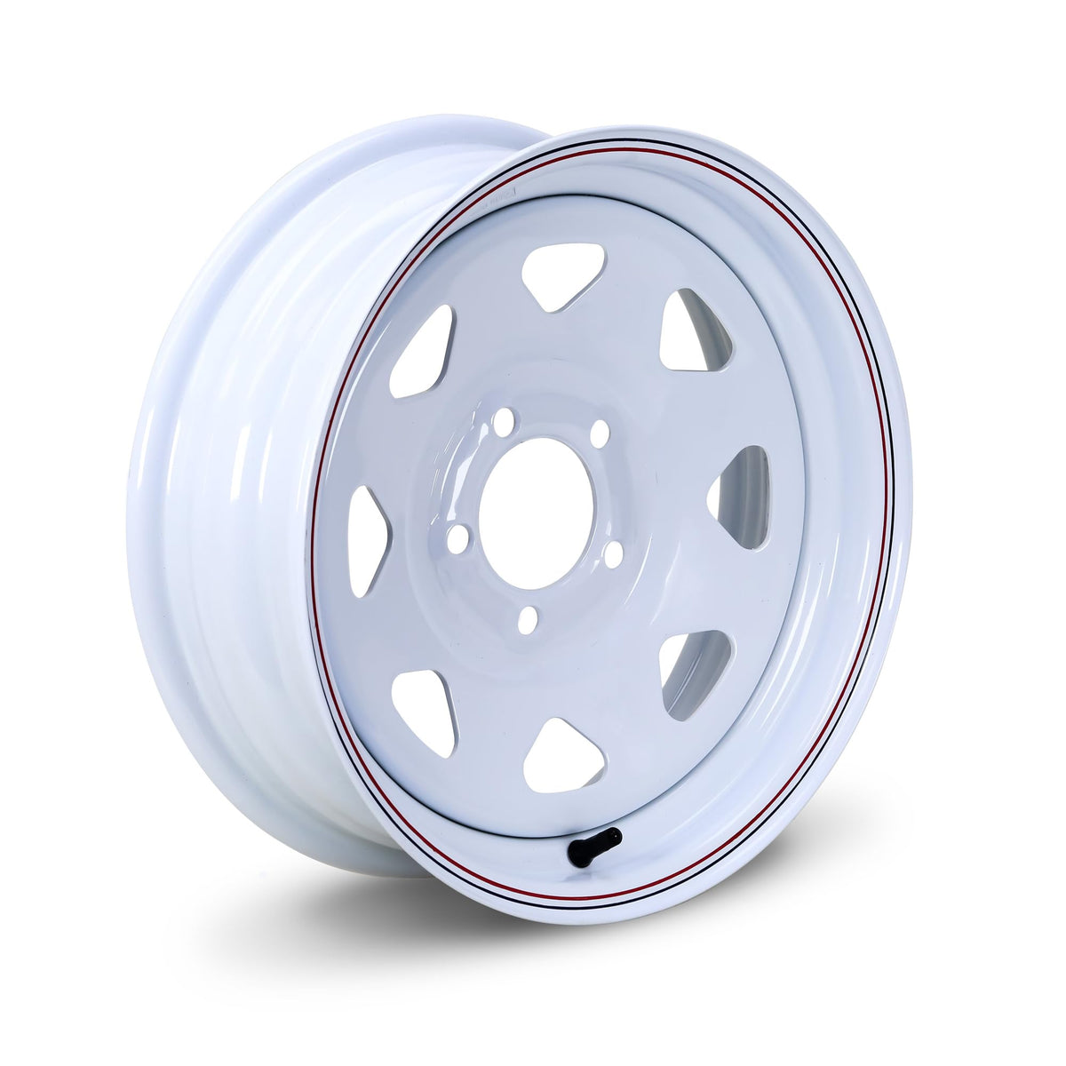 Trailer Tire Wheel ST205/75D15 6PR 101L 5X4.5 White Spoke Pk2 J80314