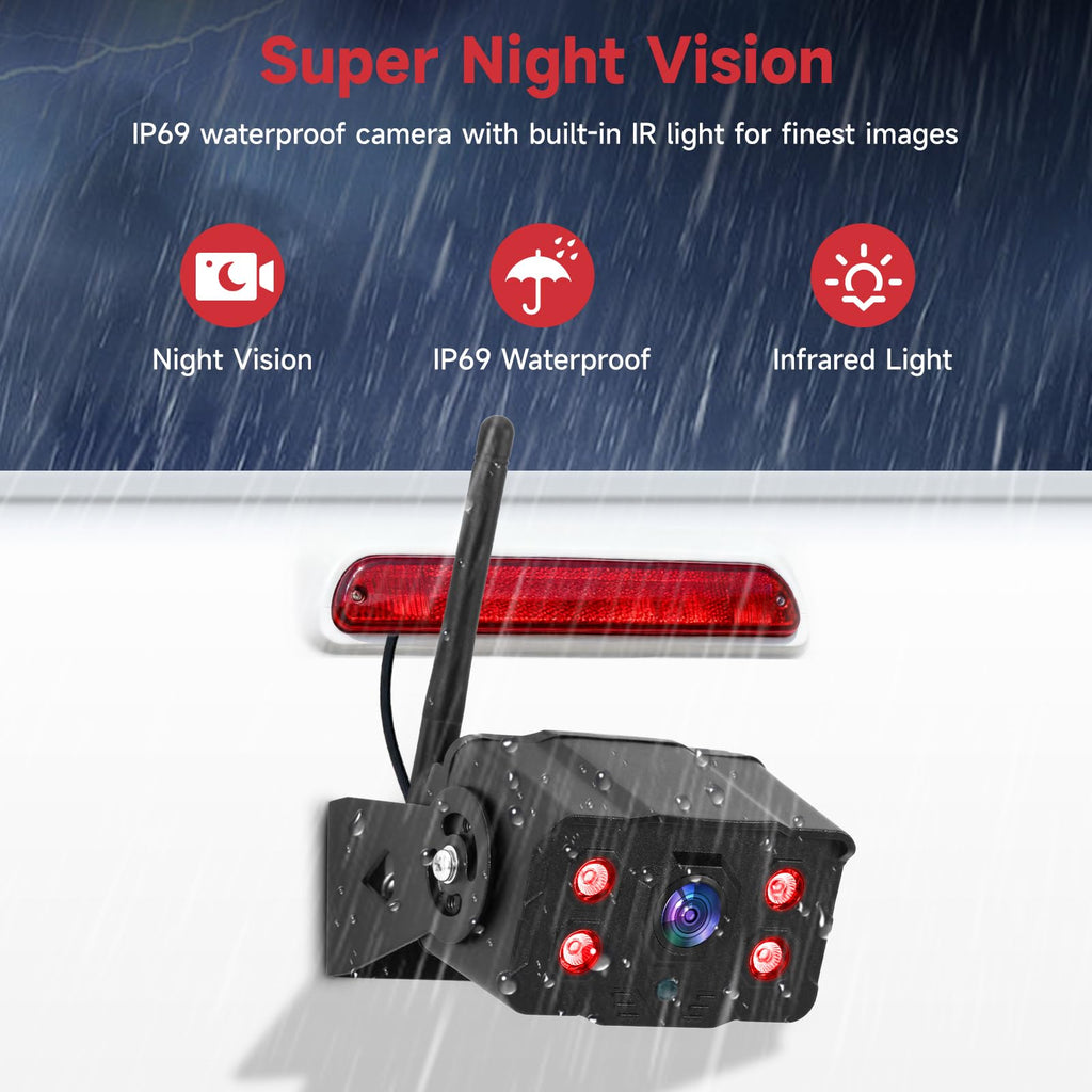 Wireless RV Backup Camera System V4974