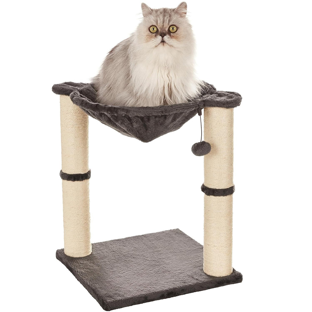 Cat Condo Tower with Hammock Bed and Scratching Posts A7248