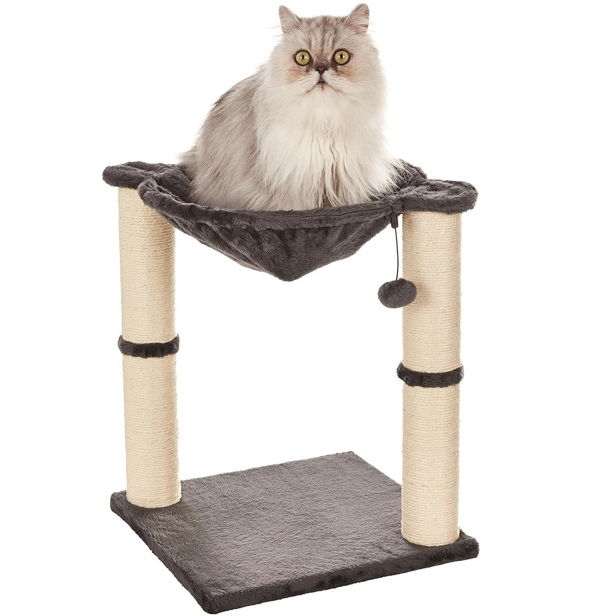 Cat Condo Tower with Hammock Bed and Scratching Posts A7248