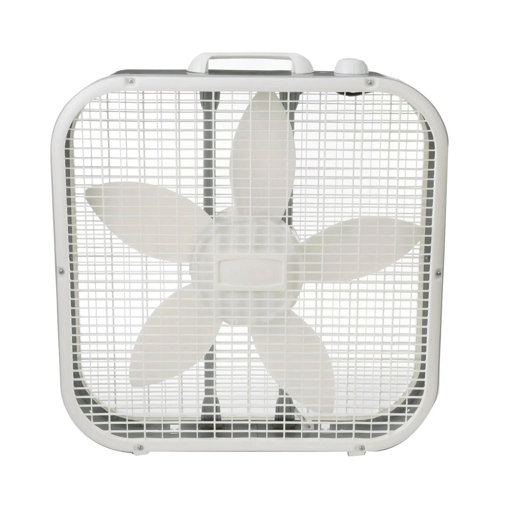 20" 3 Speeds White Portable Floor Fan C387042