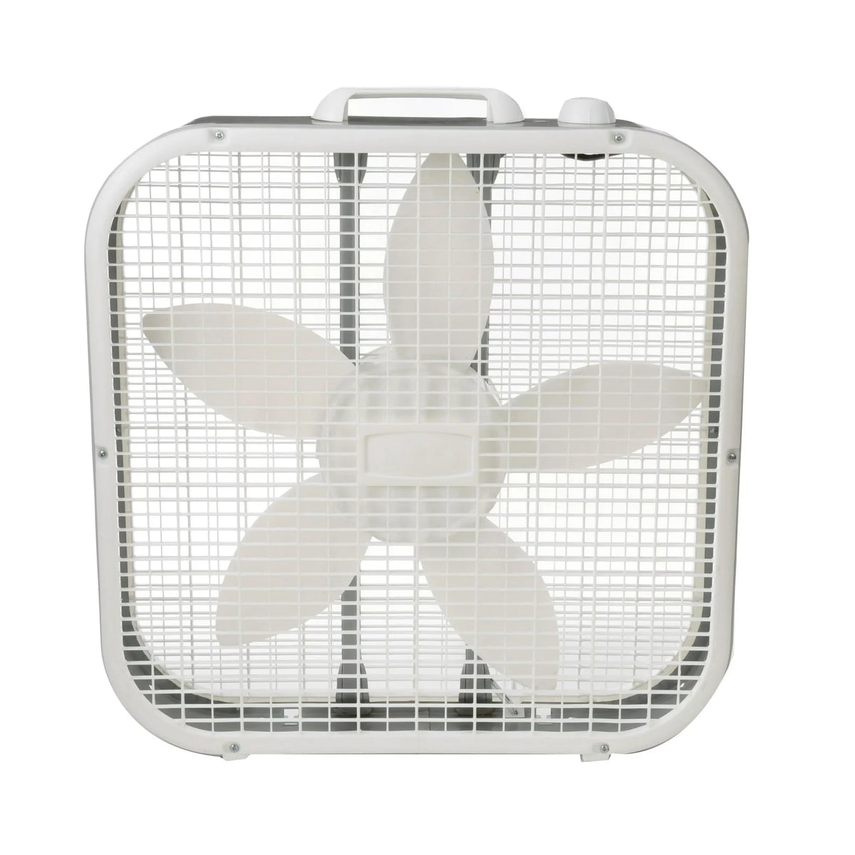 20" 3 Speeds White Portable Floor Fan C387042