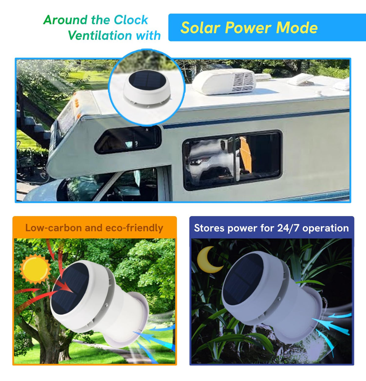 Solar Roof Vent Fan F3978