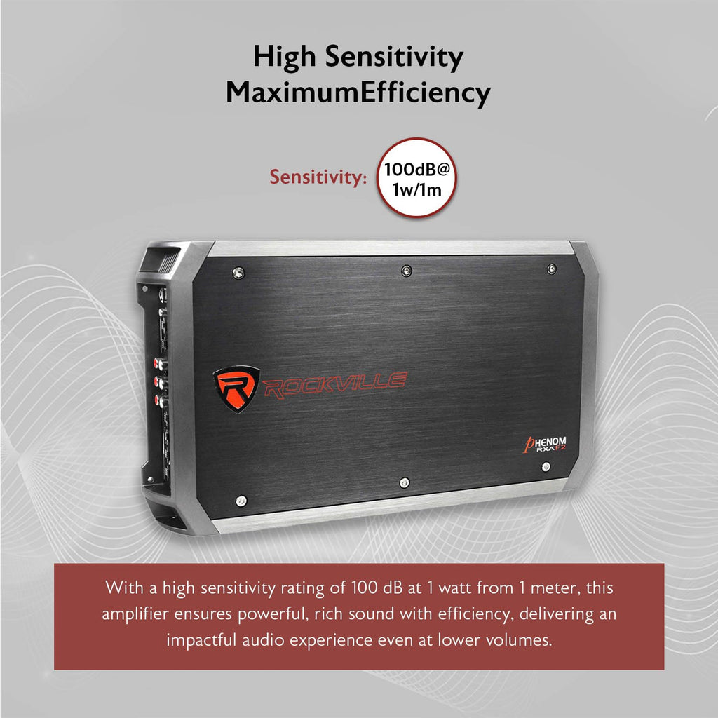 4-Channel Class A/B Car Amplifier 2400W Peak N582