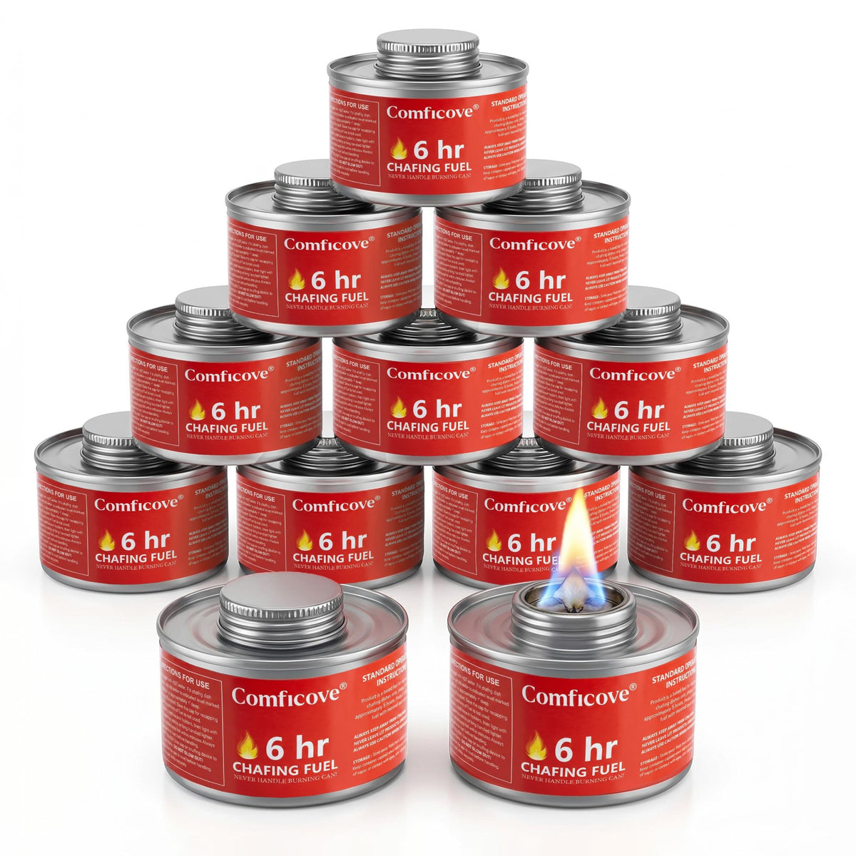 6 Hour Chafing Fuel Cans 12 Pack T3766