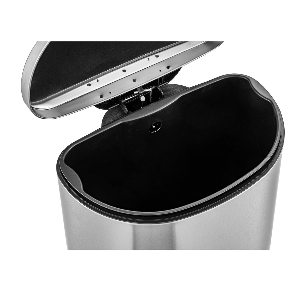 50L Stainless Steel Trash Can with Soft Close Lid B57148