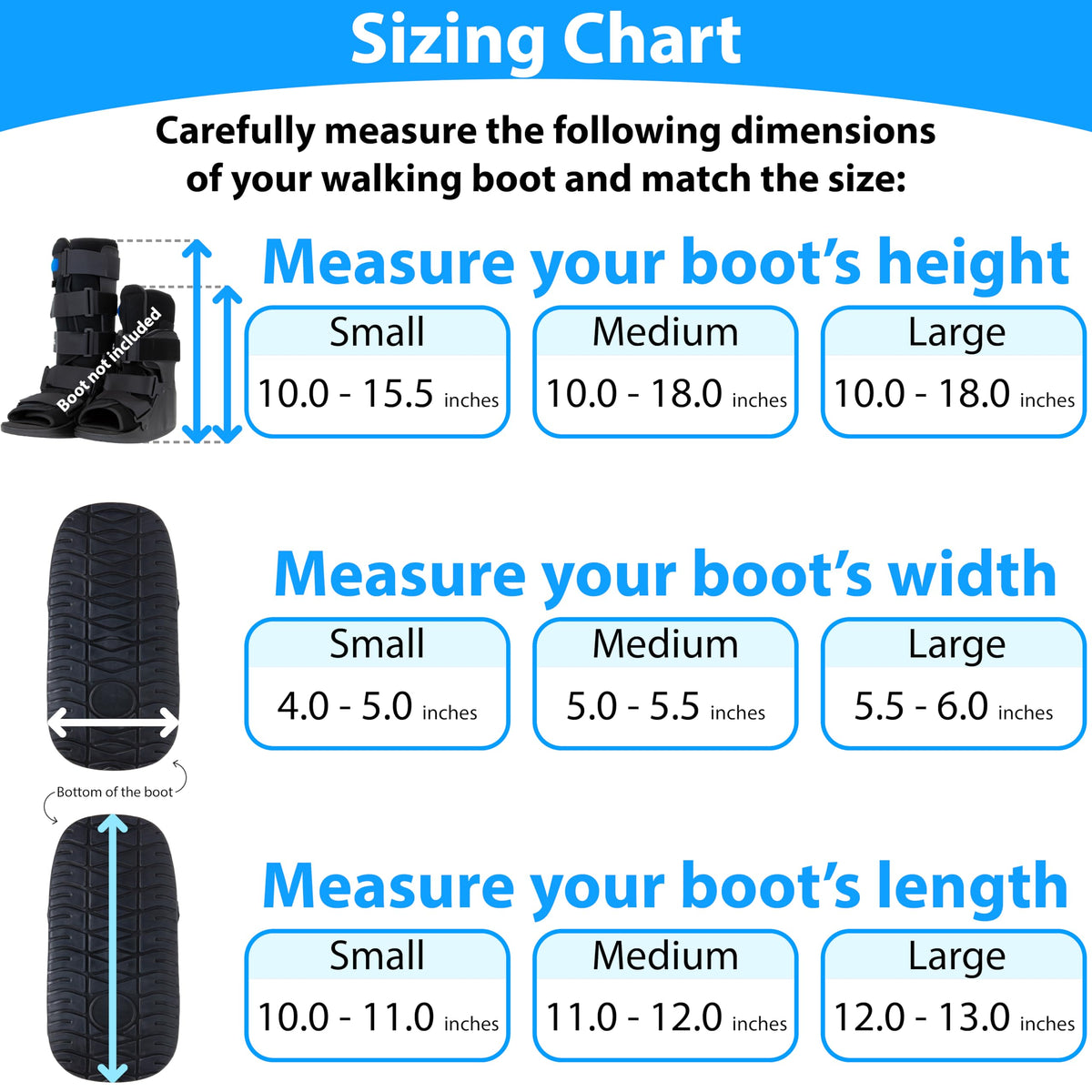 Water Resistant Walking Boot Cover with Anti-Slip Sole T760447