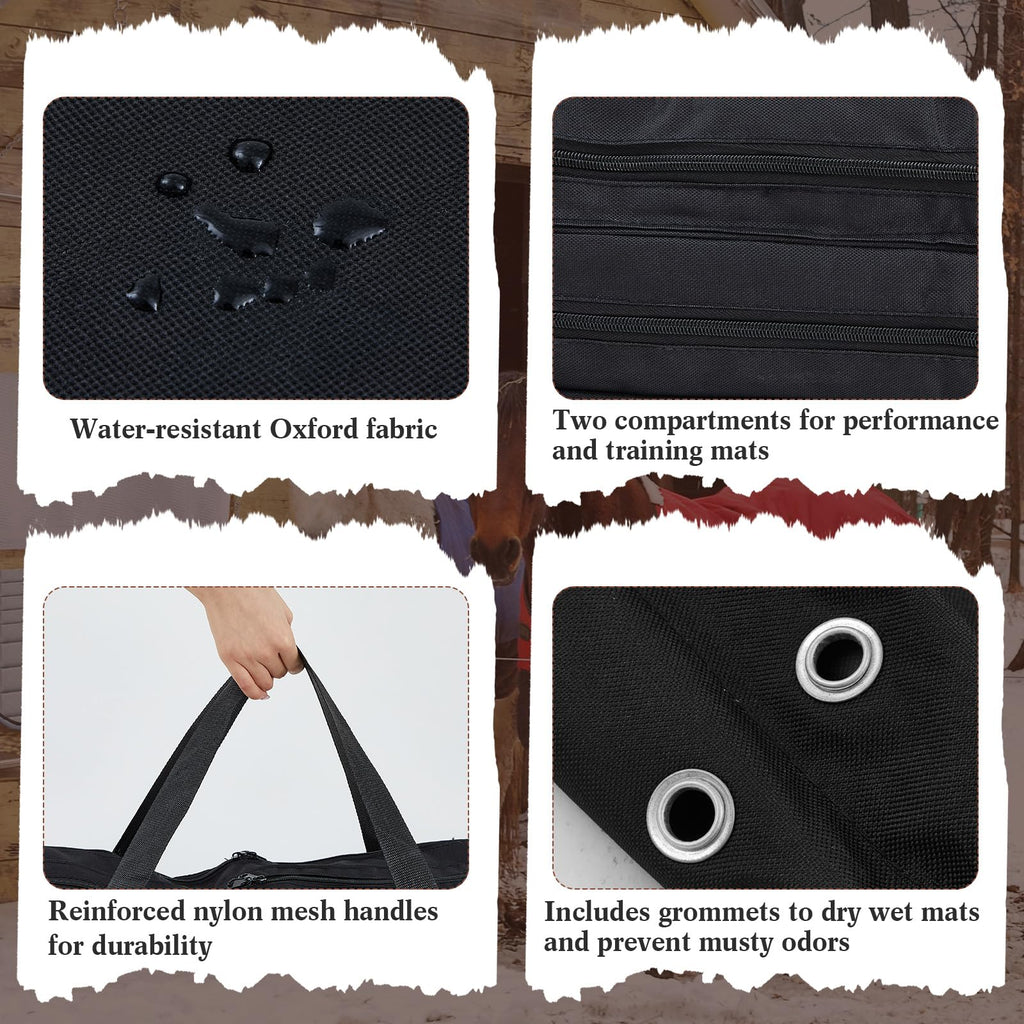 Saddle Pad Bag with Multiple Compartments J707