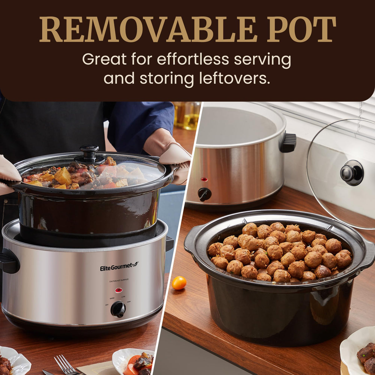 Stainless Steel Slow Cooker 8.5 Quart Q311