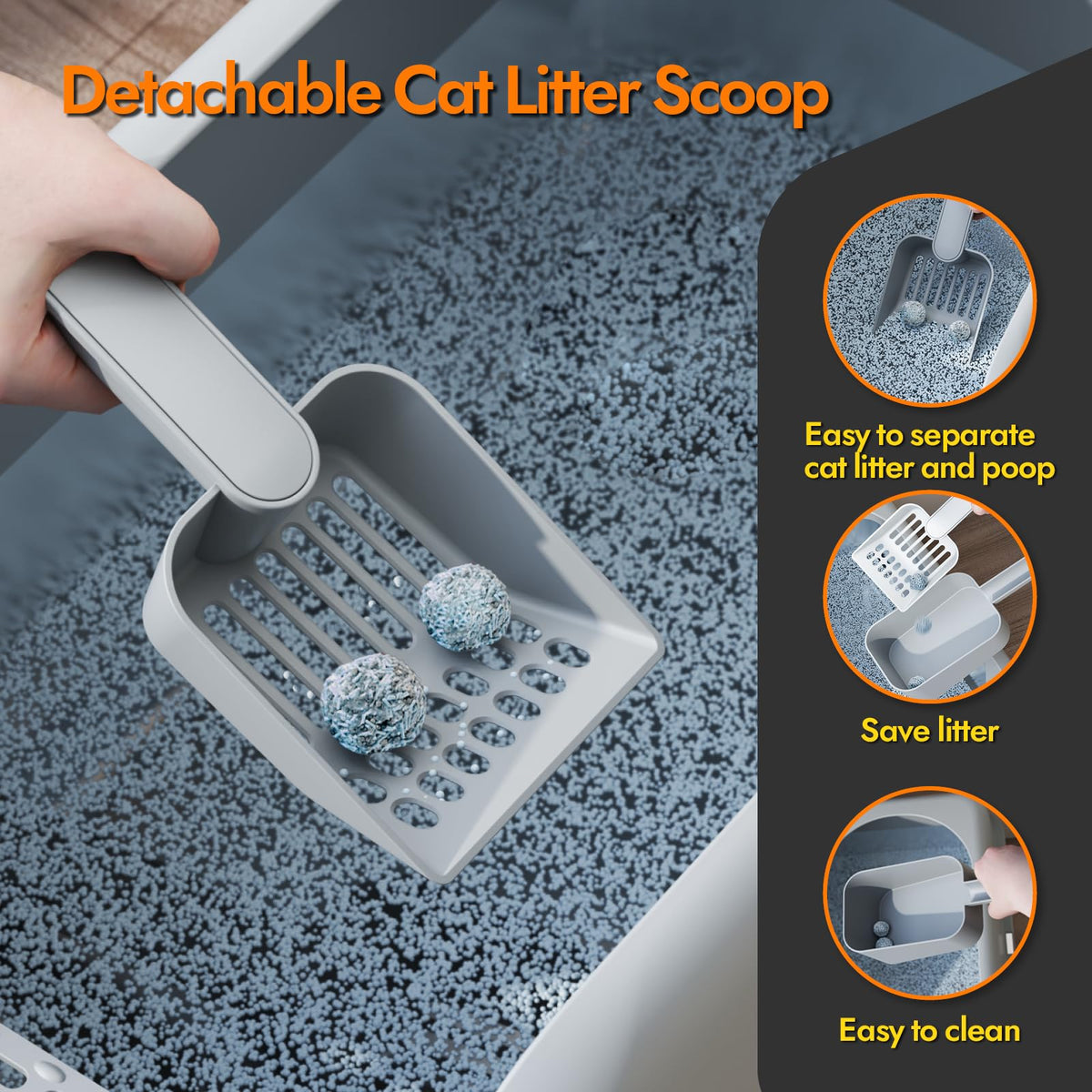 Stainless Steel Cat Litter Box with Lid E65725