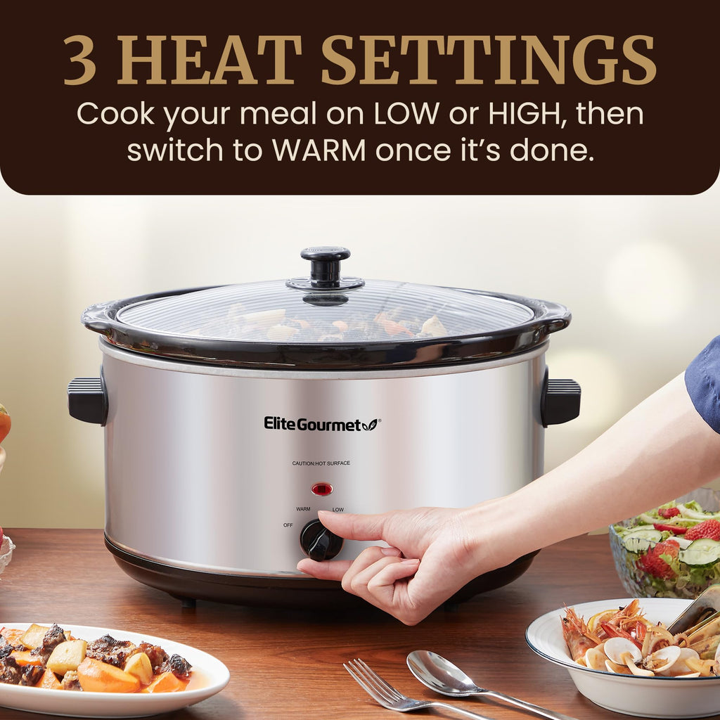 Stainless Steel Slow Cooker 8.5 Quart Q311