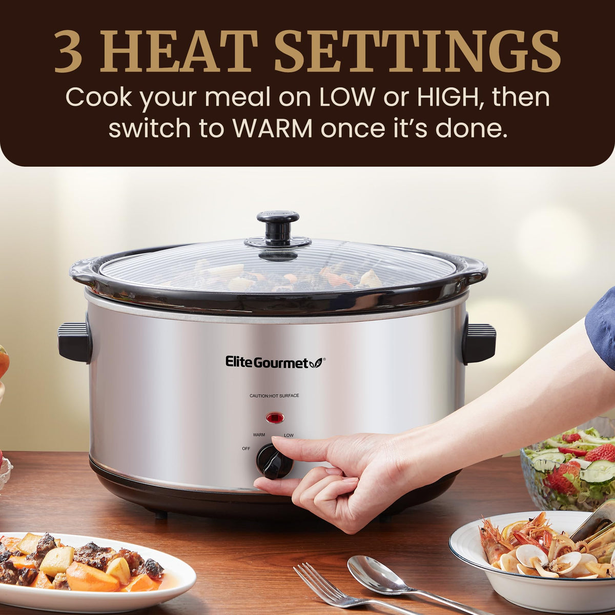 Stainless Steel Slow Cooker 8.5 Quart Q311