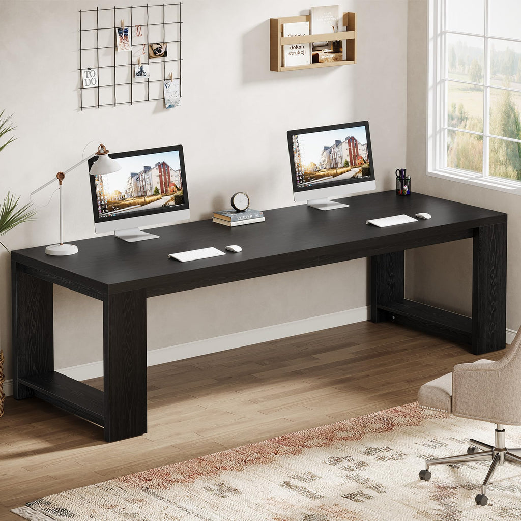 86.6-Inch Two Person Desk Y28156