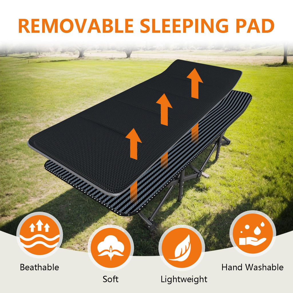 31.5" Wide Camping Cot with Pad O725271