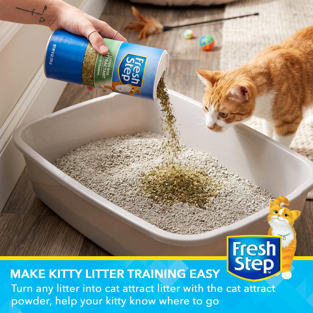 Cat Litter Training Attractant Powder, 9 Oz Bottle W154350