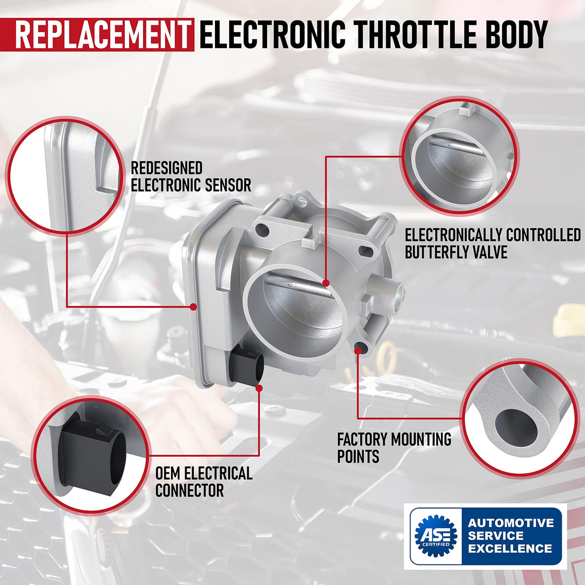 Electronic Throttle Body Assembly W155