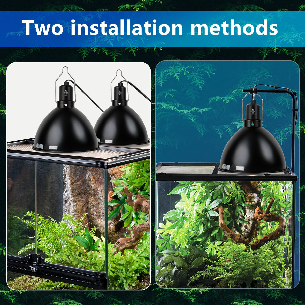 8.5 inch Reptile Heat Lamp Fixture M839