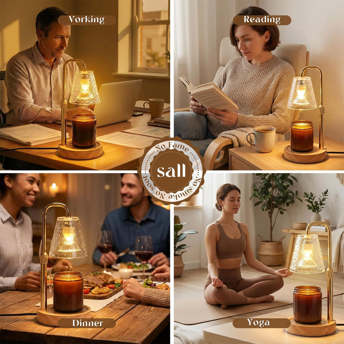 2 Pack Candle Warmer Lamp F79403