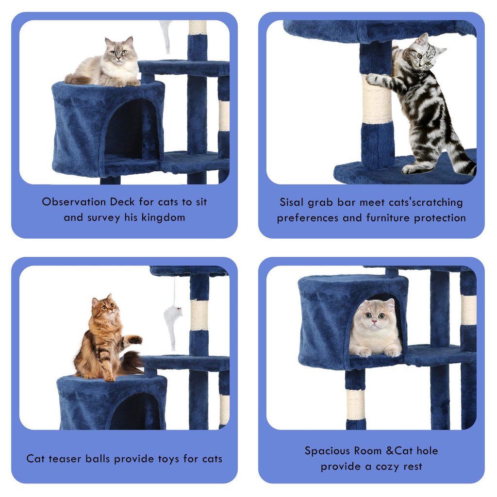 36 Inch Tall Cat Tree with Sisal Rope P4082