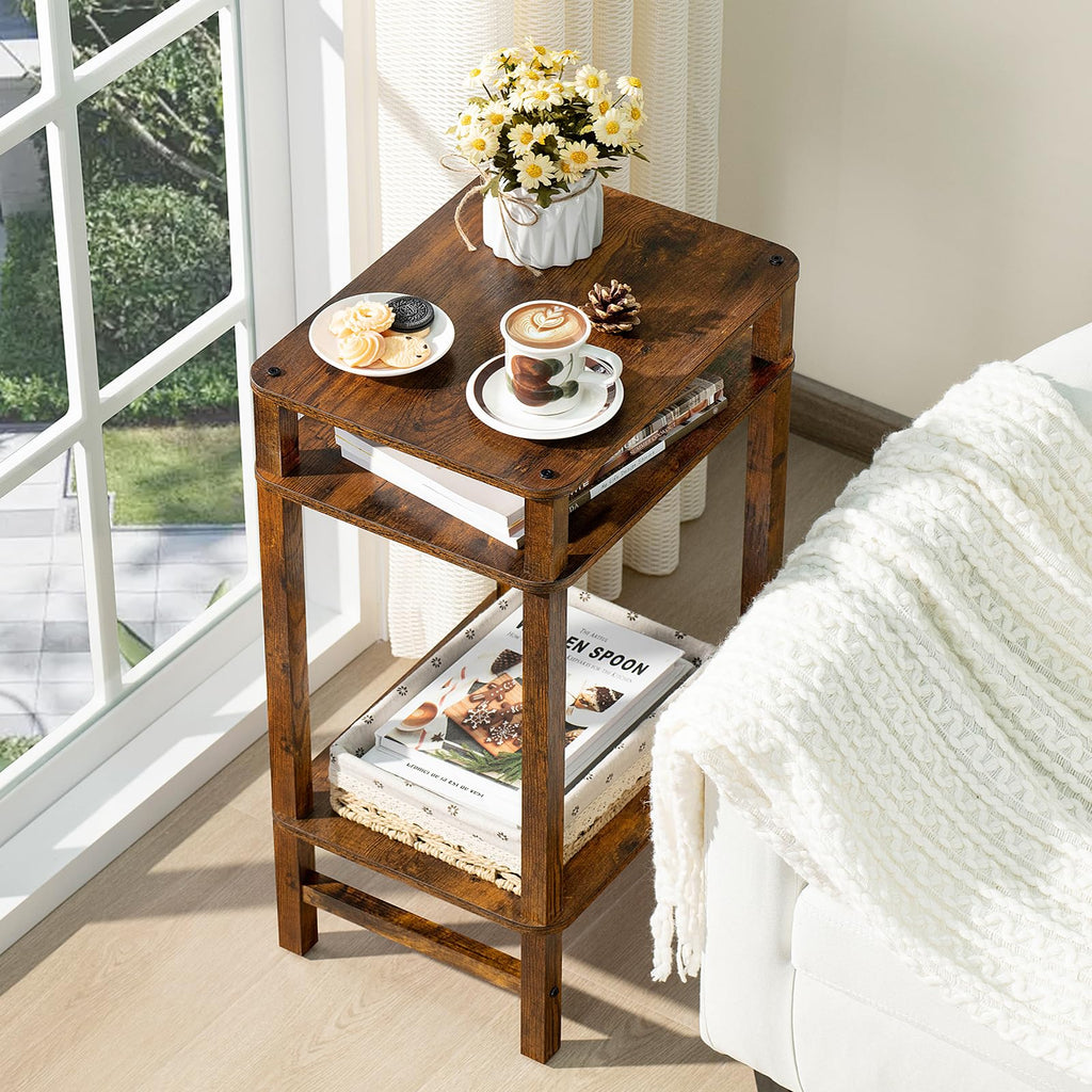 Brown Industrial End Tables E41581