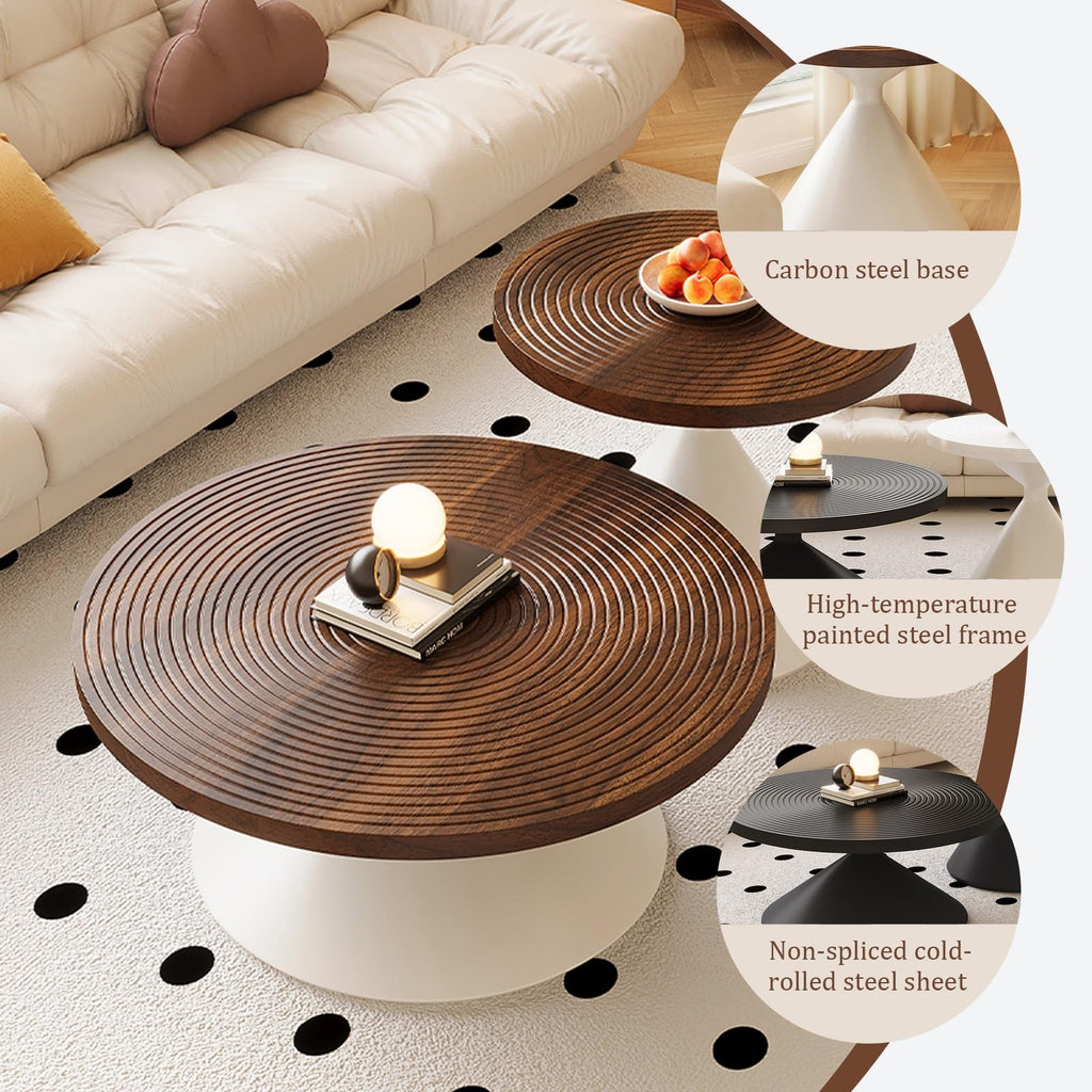 Round Storage Coffee Table Y936