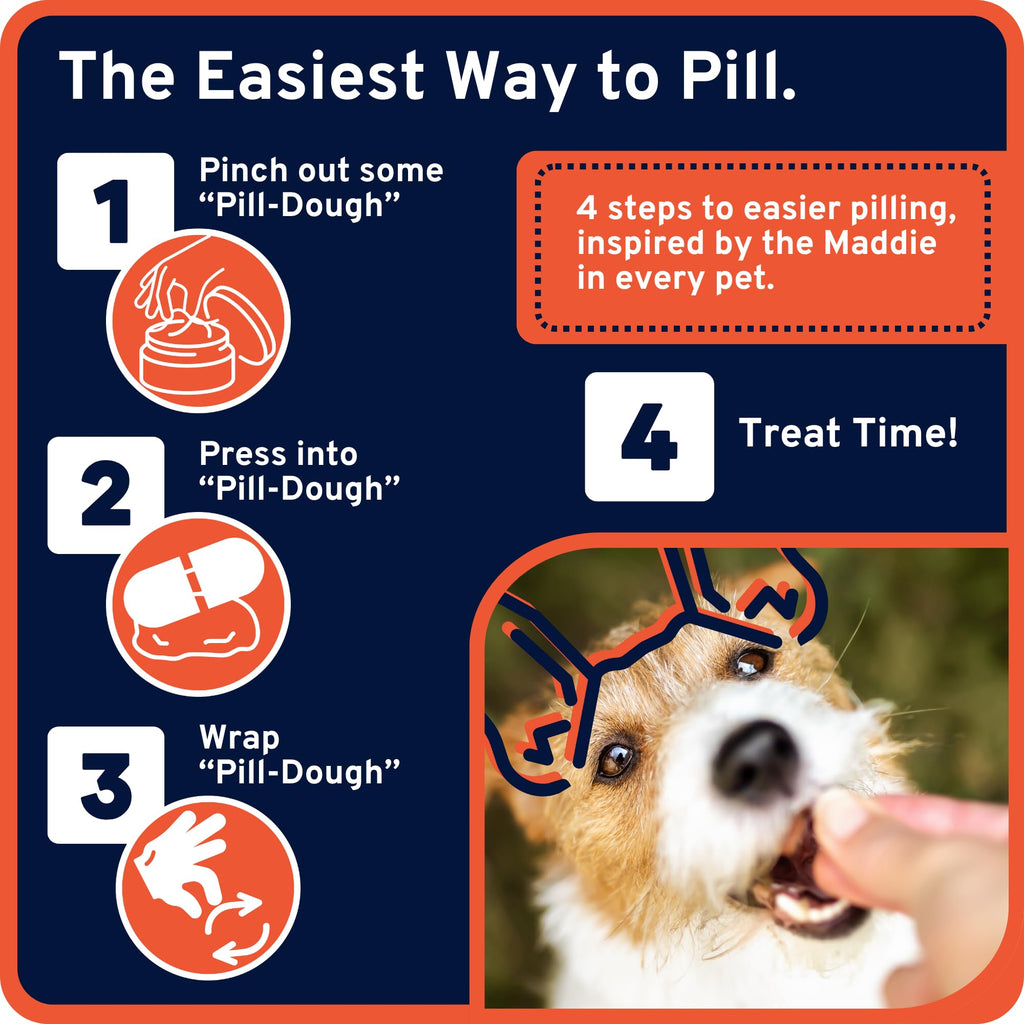 Probiotic Pill-Dough Treat Paste Wrap 3 Pack Bacon Y35660